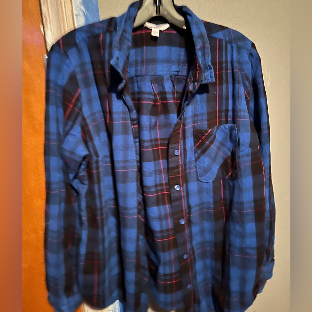 blue flannel